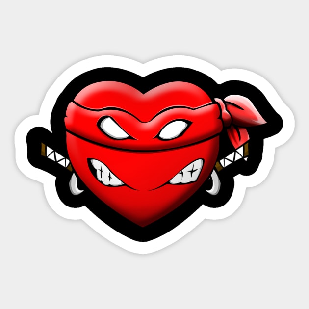 I Heart Raph Sticker by CreativeShores